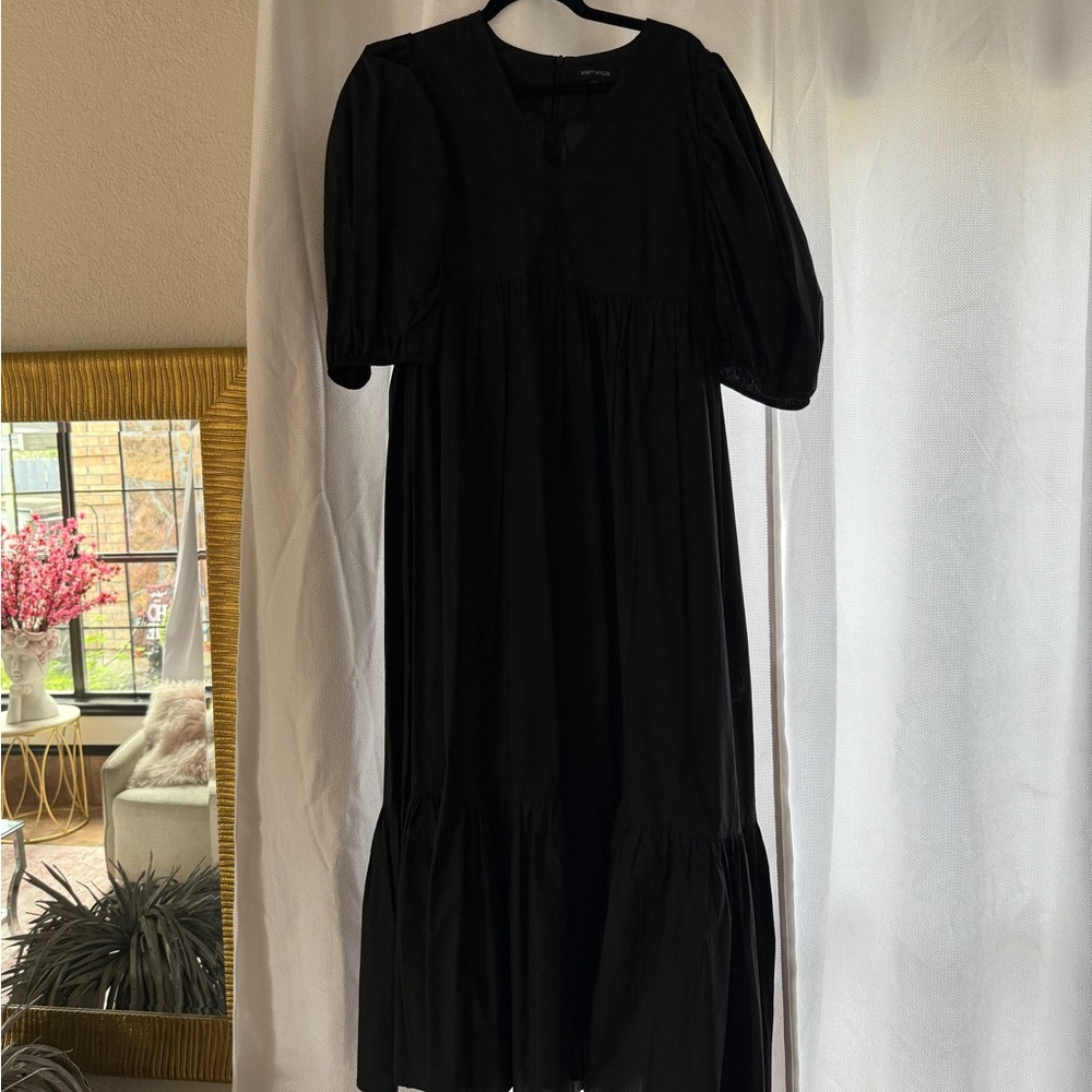 Wyatt Wylde black maxi dress. New, never worn